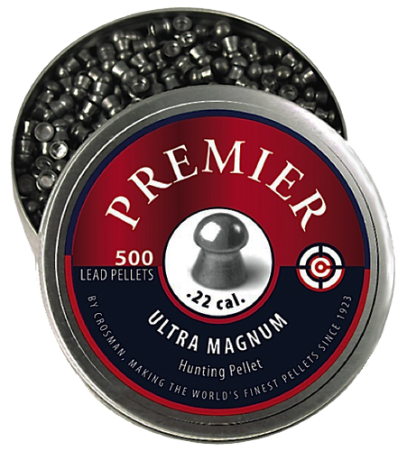 Crosman Premier Ultra Magnum 22 Domed Pellet Ammunition