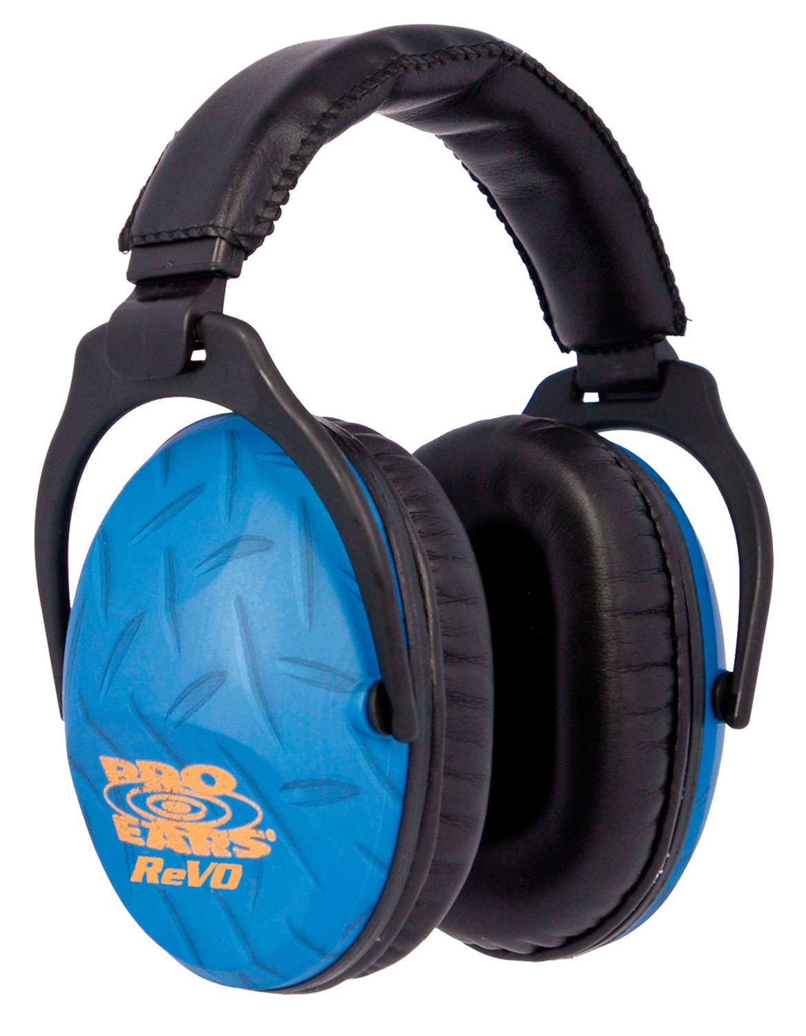 Pro Ears PE26UY010 ReVO Passive Muff 26 dB Over the Head Black w/Blue Diamond Plate Pattern Youth 1 Pair 1 Pro Ears PE26UY010 ReVO Passive Muff 26 dB Over the Head Black w/Blue Diamond Plate Pattern Youth 1 Pair