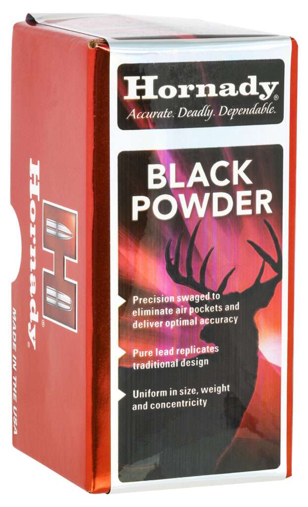 Hornady 58 Caliber 228 Grain Lead Ball Ammunition 50 Round