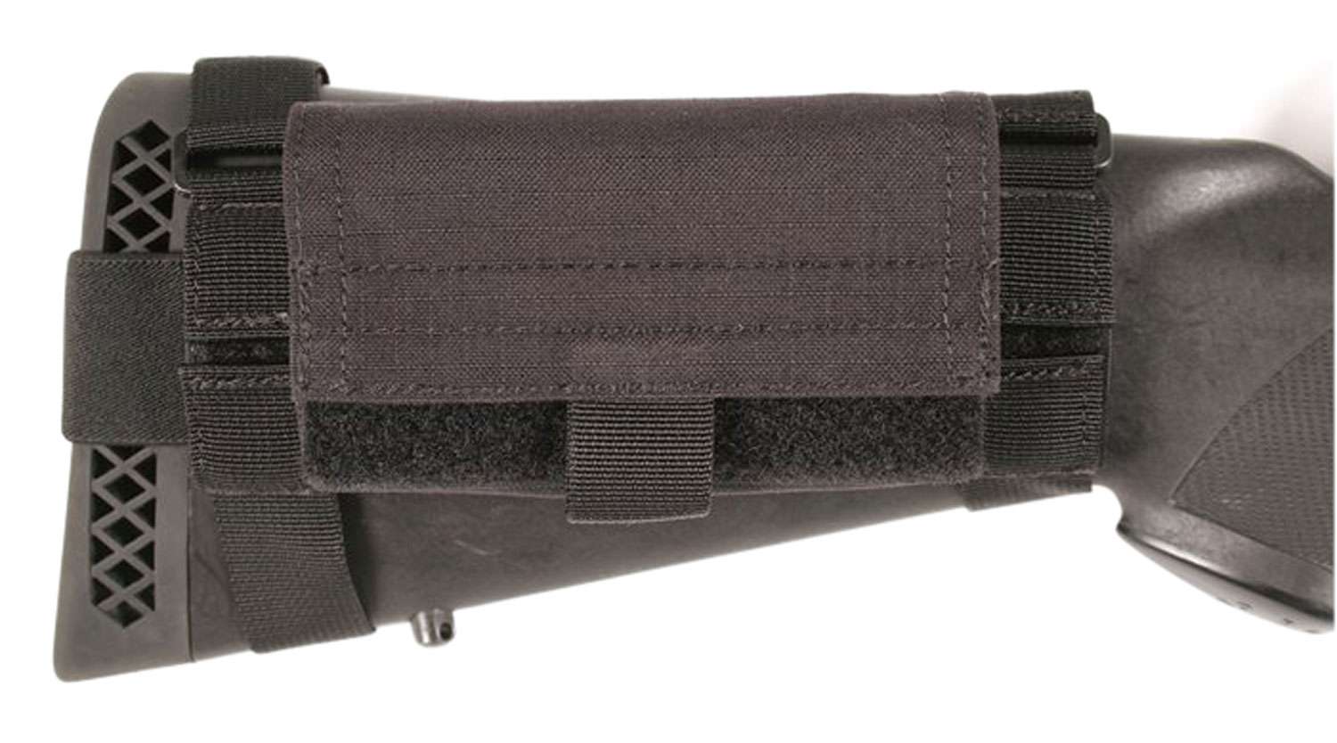 Blackhawk 52BS02BK Buttstock Shell Pouch Black Nylon 5rd Shotgun Ambidextrous 1 Blackhawk 52BS02BK Buttstock Shell Pouch Black Nylon 5rd Shotgun Ambidextrous