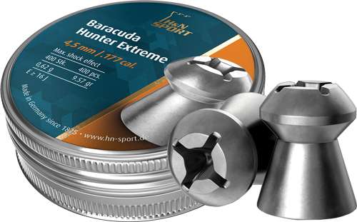 H&N Baracuda Hunter Extreme 177 Caliber 9.57 Grain Match Pellets