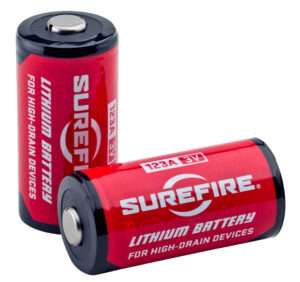 Surefire SF6BC 123A Battery Red Black 3.0 Volts 1500mAh Six Pack Accessory