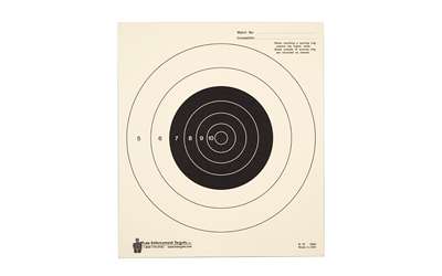 Action Target Bulls-Eye Paper Target 100 Pack