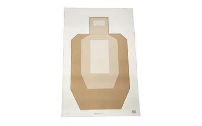 Action Target IPSC Paper Target with Visible Scoring Zones 100 Pack