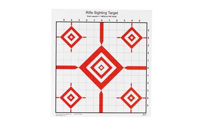 Action Target Rifle Sighting Target 100 Per Box
