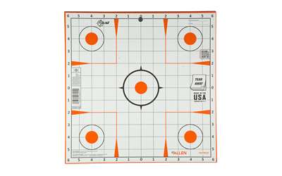 Allen Company EZ Aim 12 Inch Bullseye Paper Target Adhesive 100 Pack