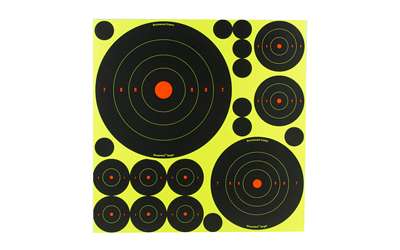 Birchwood Casey Shoot-N-C Variety Pack 50 Self-Adhesive Bullseye Target
