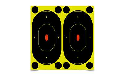 Birchwood Casey Shoot-N-C Oval Self-Adhesive Target 12 Pack 7 Inch