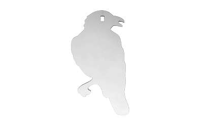Birchwood Casey AR500 3/8 Inch Silhouette Crow White Target