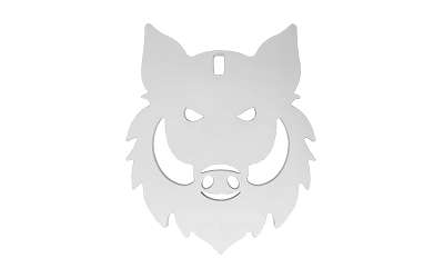 Birchwood Casey AR500 3/8 Inch Silhouette Boar Head Shooting Target