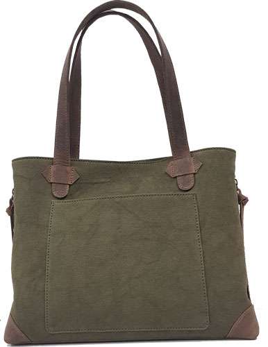 VersaCarry Conceal Carry Canvas Olive Green Tote Purse Accessory