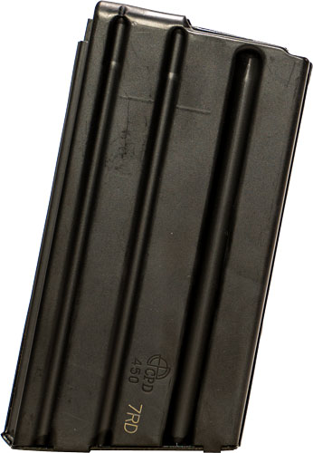 C Products Defense AR-15 450 Bushmaster 7 Round Blackened Stainless Magazine