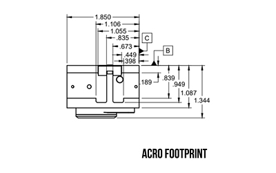 C&H Precision Duty 3 MOA Multi Dot Red Dot Sight 4 C&H Precision Duty 3 MOA Multi Dot Red Dot Sight - Image 4
