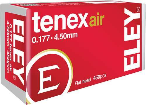 Eley Tenex 177 Caliber 4.50mm 8.2 Grain Match Ammunition