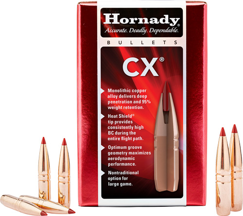 Hornady 22 Caliber 224 70 Grain CX Reloading Bullet 50 Count
