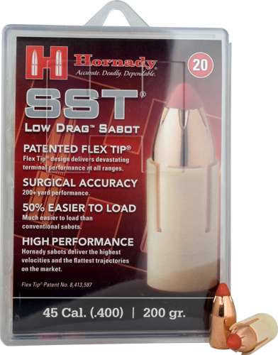 Hornady 45 Caliber 200 Grain Saboted Bullet Ammunition