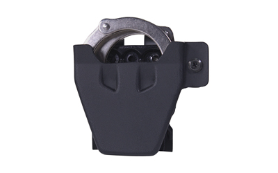 High Speed Gear Uniform Line Black Hinged Handcuff Pouch