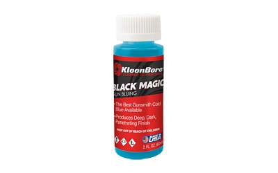 Kleen-Bore Black Magic Bluing 2 Ounce Bottle Liquid Accessory