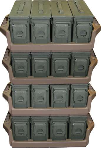 MTM Ammo Can Tray for 4 .30 Caliber Metal Ammo Cans Flat Dark Earth