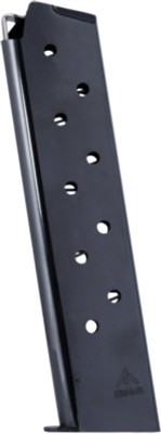 Mec-Gar 1911 Government 45 ACP 10 Round Extended Blued Magazine