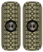 MI LEVER STOCK G10 M-LOK PANEL - OD GREEN/BLACK 2-PACK