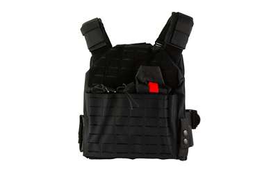 NcSTAR Laser Cut Plate Carrier Medium-2XL Black Body Armor Carrier