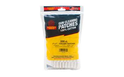 OTIS 1" SQ CLEANING PATCHES 500CT 1 OTIS 1" SQ CLEANING PATCHES 500CT