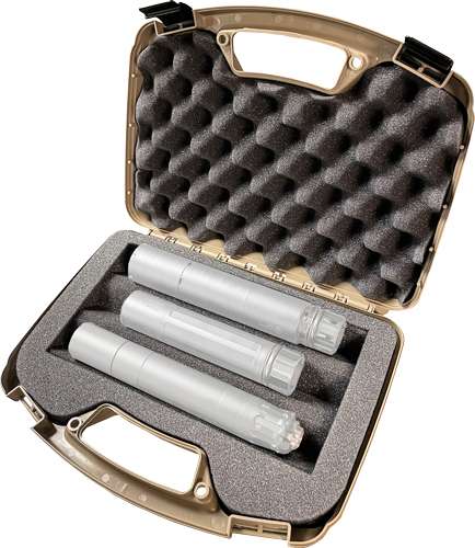 MTM Suppressor Case Holds 2 Large or 3 Small Suppressors Flat Dark Earth