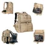 GPS TACTICAL RANGE BACKPACK - W/WAIST STRAP TAN NYLON