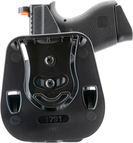 1791 Gunleather Tactical Paddle Holster for Glock 43/43X Black