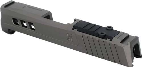 True Precision Sig Sauer P365 Stealth Grey Slide with RMS Cut and Plate