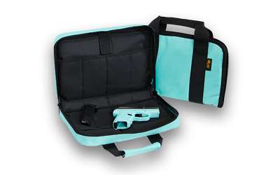 US PeaceKeeper Attache Polymer Robins Egg Blue Pistol Case