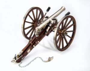 Turner Fabrications Mini Cannon Napoleon III Nickel Muzzleloader