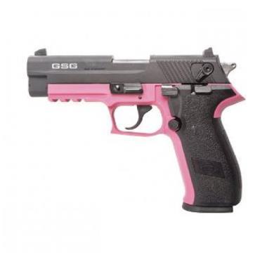 GSG FIREFLY Handgun .22LR 10rd Magazine 4.9" Barrel Black/Pink 1 GSG FIREFLY Handgun .22LR 10rd Magazine 4.9" Barrel Black/Pink