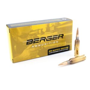 Berger Target Rifle 6mm Creedmoor 109 Grain LRHT Ammunition