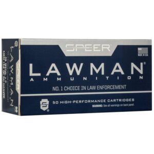 CCI Lawman Clean-Fire 38 Special Plus P 158 Grain TMJ Handgun Ammunition