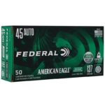 Federal American Eagle IRT Lead Free Handgun Ammunition .45 ACP 137gr FMJ 1200 fps 50/ct