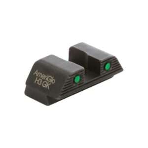 Ameriglo Green Tritium 2-Dot Black Outline Rear Sight for Glock