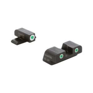 Ameriglo Green Tritium White 3 Dot Sight Set Hellcat Pistol