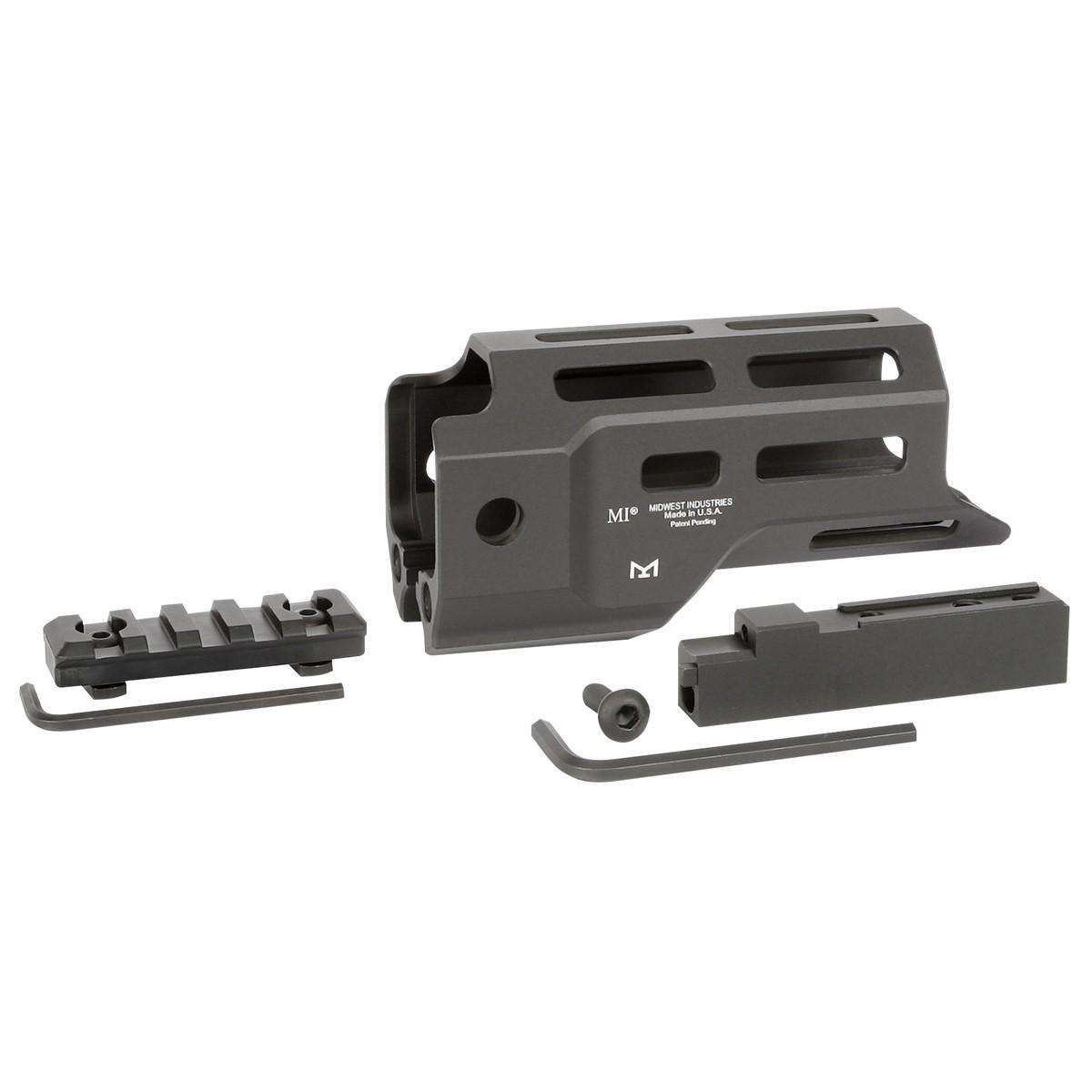 Midwest Industries Ruger Charger 4.875 Inch M-LOK Handguard Black Accessory 1 Midwest Industries Ruger Charger 4.875 Inch M-LOK Handguard Black Accessory
