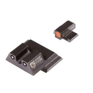 Night Fision Perfect Dot Night Sight Set Orange Front Black Rear for Smith and Wesson M&P Shield