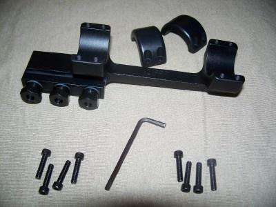 DNZ Freedom Reaper 1-Piece Forward Ring Picatinny Rail Mount 1 Inch Black Accessory