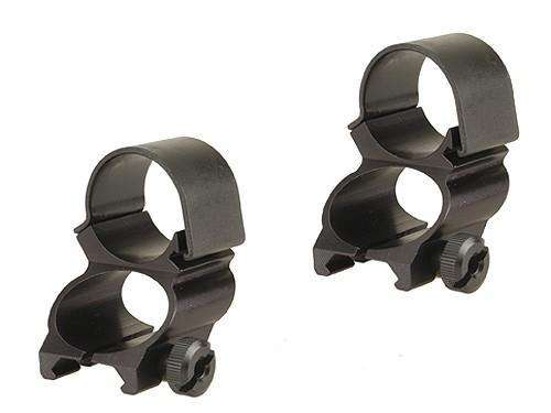 Weaver 1 Inch Detachable See-Thru Scope Rings Black Accessory