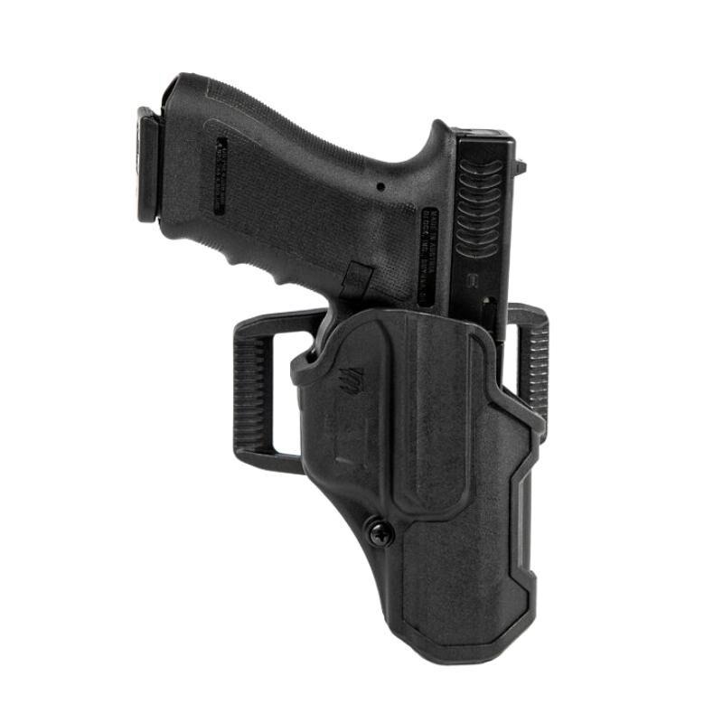Blackhawk T-Series Level 2 Compact Holster for Glock 17 Black Left Hand 1 Blackhawk T-Series Level 2 Compact Holster for Glock 17 Black Left Hand
