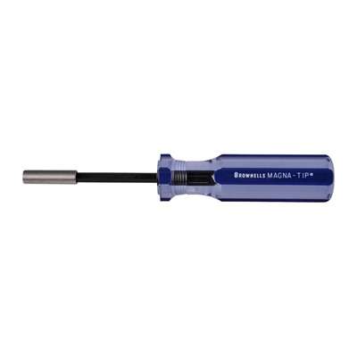 Brownells Magna-Tip Number 81 Solid Handle 1.25 Inch Diameter 8 Inch Long Blue Cleaning Tool