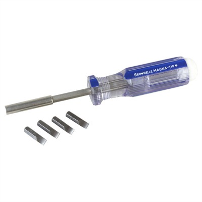 Brownells Magna-Tip Hollow Handle 4-Bits Screwdriver Set