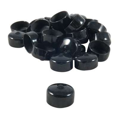 Brownells 1 Inch Black Vinyl Tube Cap 100 Pack