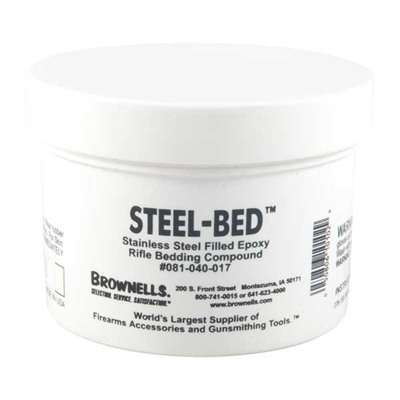 Brownells Steel Bed Resin 8 Ounce Accessory