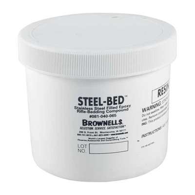 Brownells Steel Bed Resin 32 Ounce Accessory