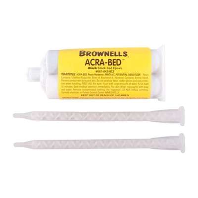 Brownells Acra-Bed Pre-Colored Epoxy Refill Black 50ml Accessory